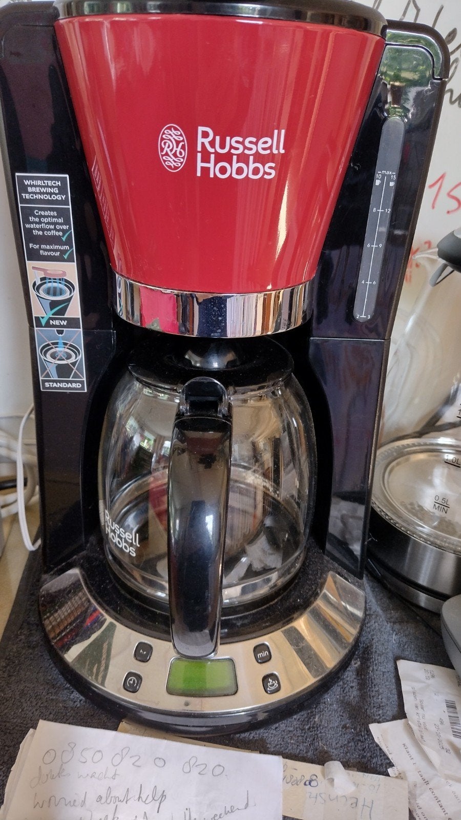 Nieuw Russell Hobbs Koffiezetapparaat - Super Luxe, 10 kopjes of meer, Gemalen koffie, Ophalen of Verzenden, Koffiemachine