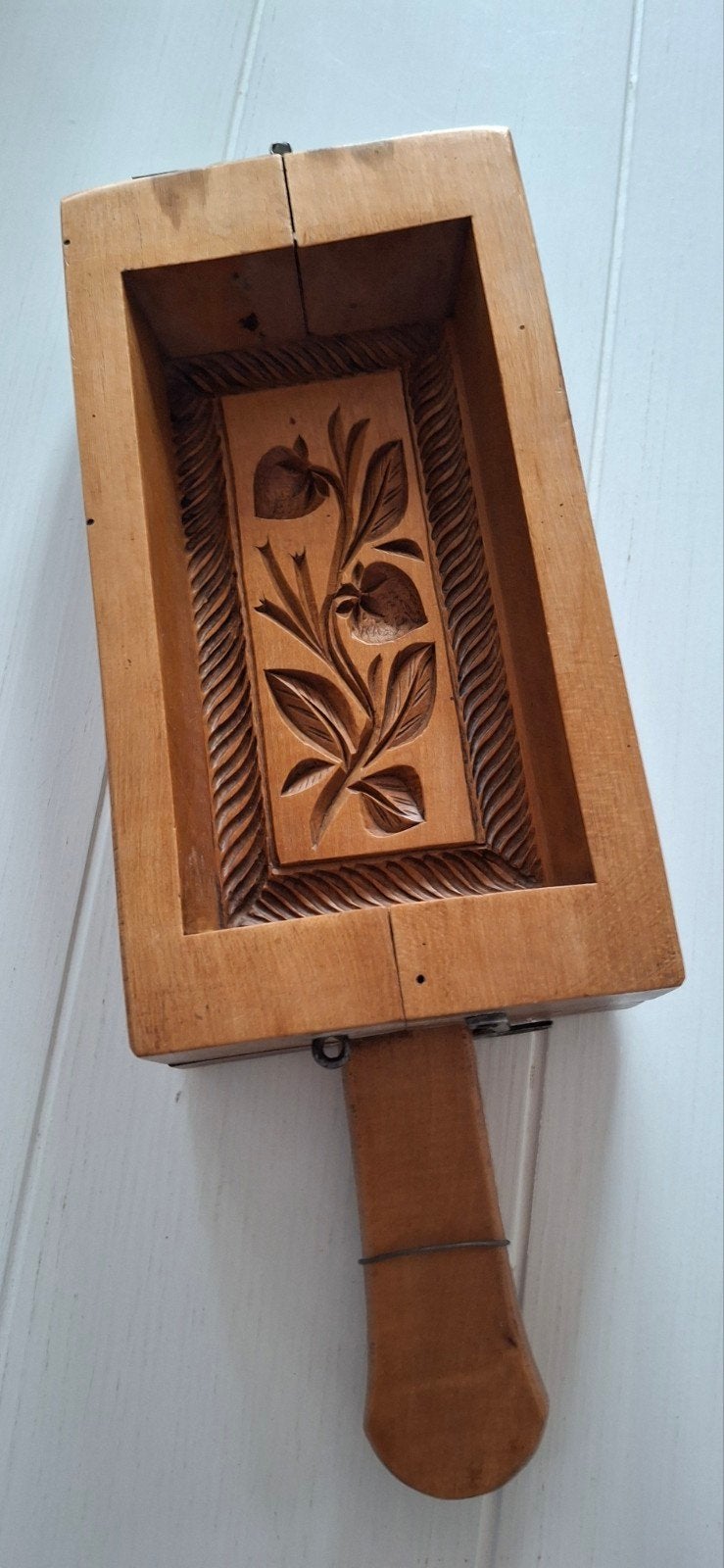 Antiek houten botervorm, Antiek en Kunst, Ophalen of Verzenden