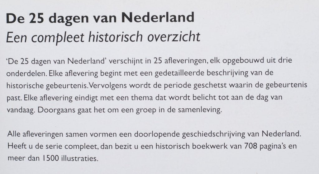 De 25 dagen van Nederland: De Synode van Dordrecht (2005), Verzenden, Zo goed als nieuw, Waanders Uitgevers - Nationaal Archief