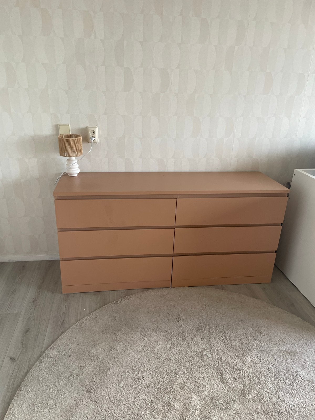 Commode met 6 lades - MALM IKEA, Ophalen, 100 tot 150 cm, 5 laden of meer, Zo goed als nieuw