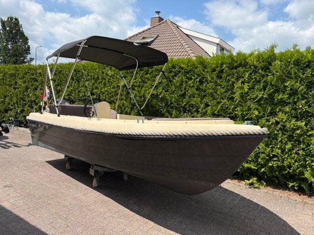 Mythos 470 met Suzuki 15 PK 4 Takt en  Dekzeil, Overige merken, Overige brandstoffen, 5 m, 2 m