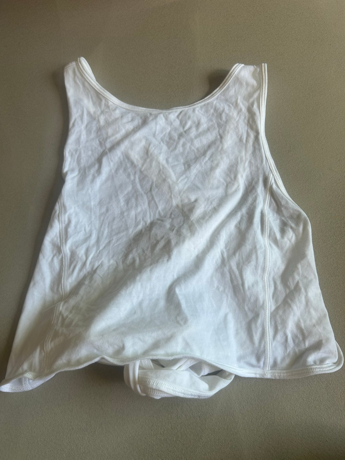 Lululemon crop top maat XS, Ophalen of Verzenden, Zo goed als nieuw, Maat 34 (XS) of kleiner, Wit