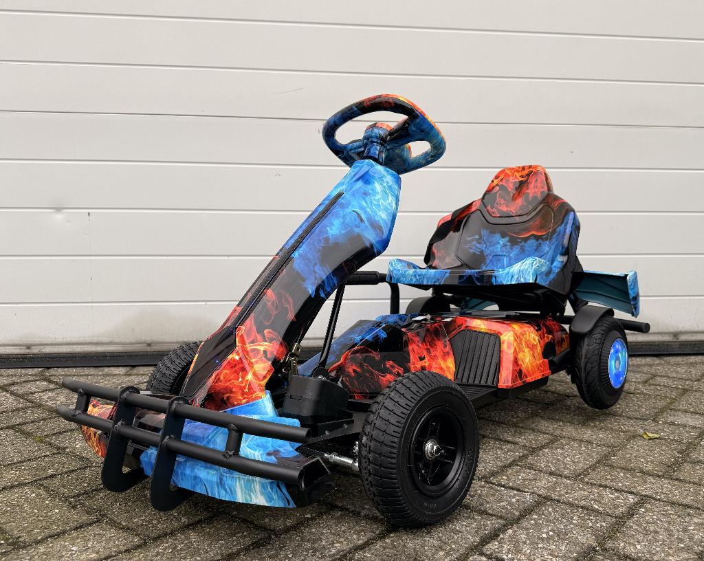 elektrische GO kart 36v 250w blauw/rood – 25km per uur, Ophalen of Verzenden, Nieuw, Overige typen