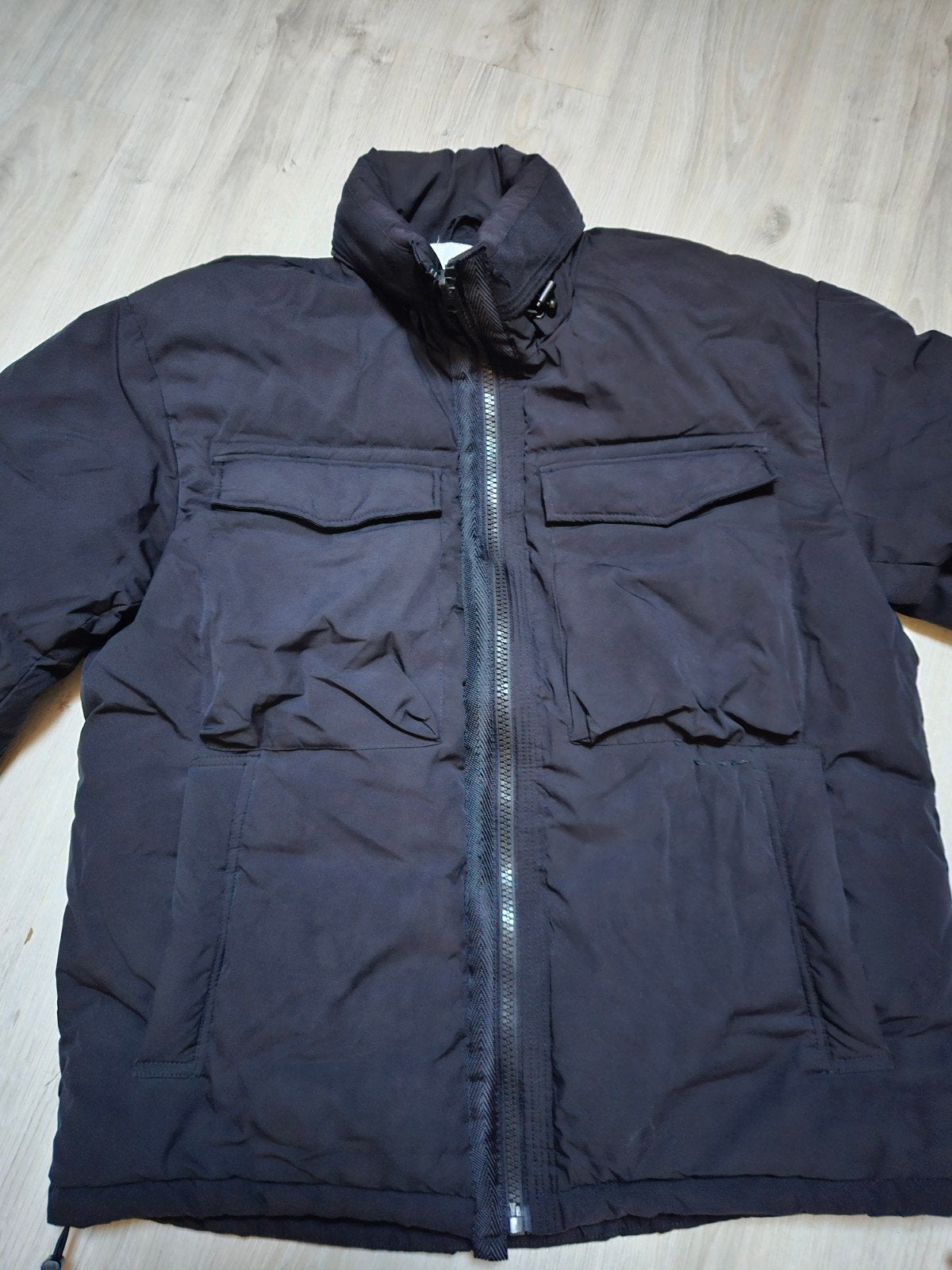 Herenwinterjas Zara blauw mt Xl zgan, Zara, Blauw, Maat 56/58 (XL), Ophalen of Verzenden