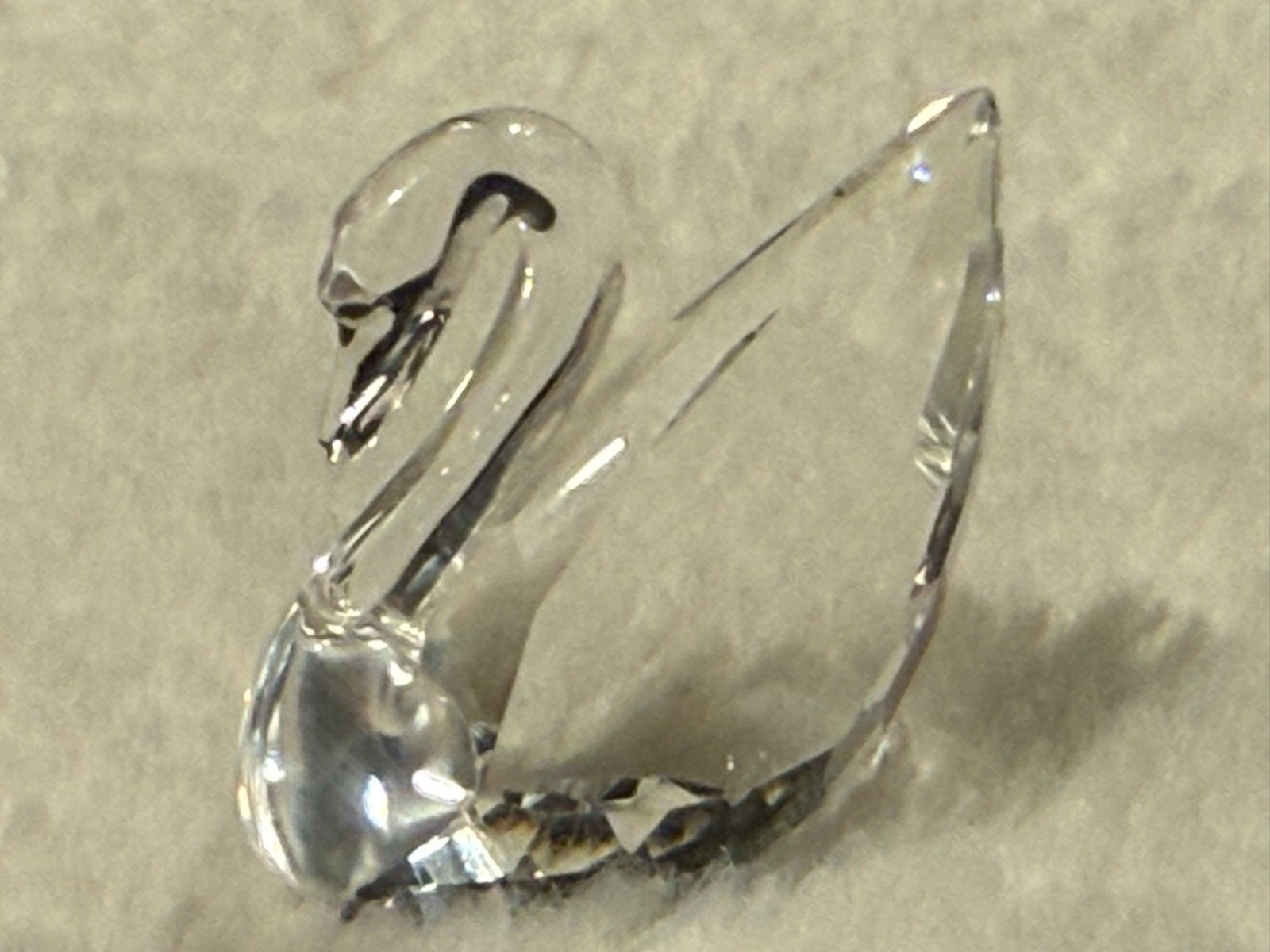Swarovski Zwaan Kristal Figuur, Verzamelen, Swarovski, Ophalen of Verzenden, Zo goed als nieuw, Figuurtje
