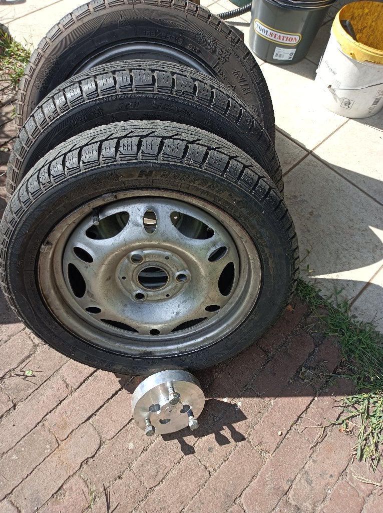 Set zijspanwielen BMW met adapter, Motoren, Onderdelen | BMW, Ophalen, Gebruikt