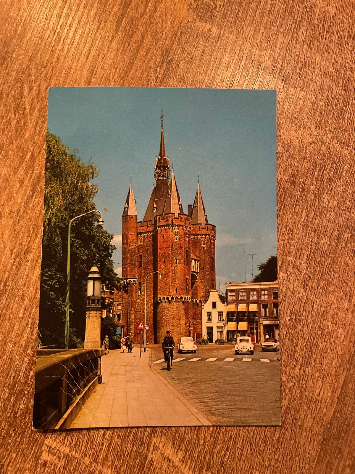 Oude ansichtkaart Sassenpoort Zwolle, Ophalen of Verzenden, 1960 tot 1980, Gelopen, Overijssel