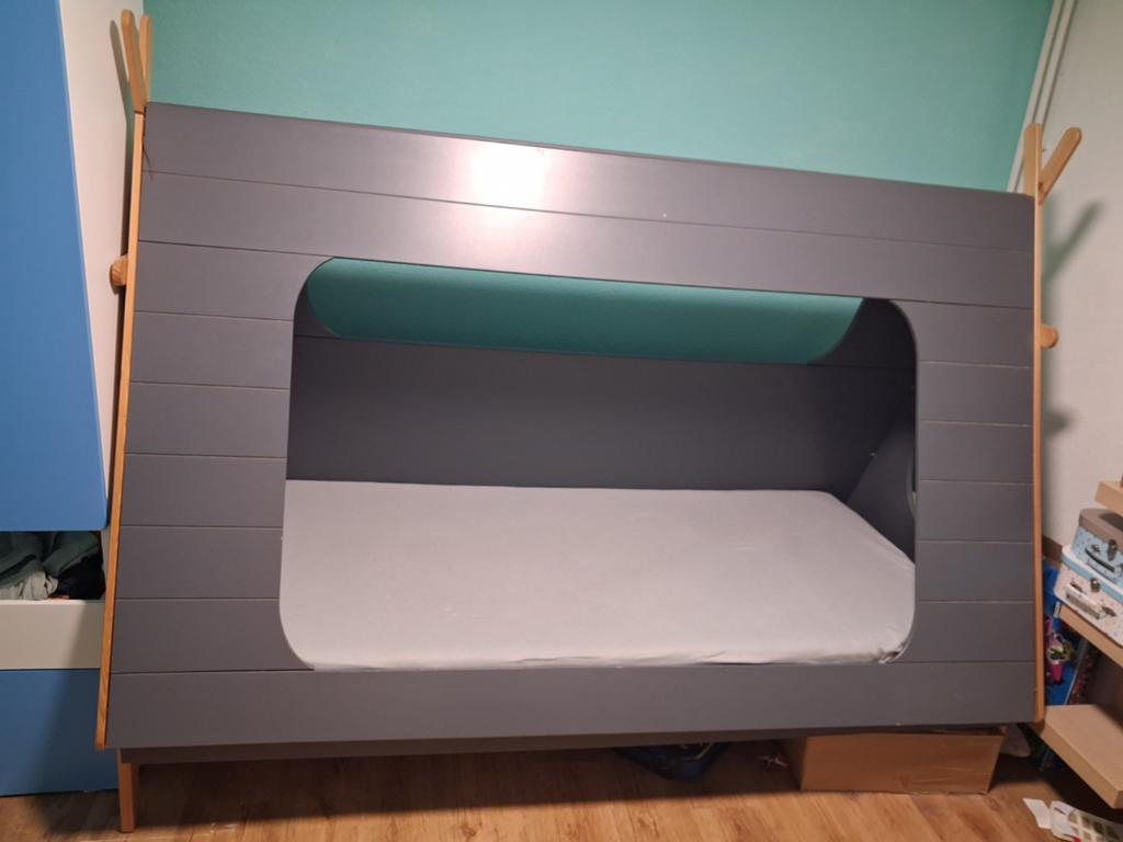 Tipi tent bed, Kinderen en Baby's, Kinderkamer | Bedden, 85 tot 100 cm, Gebruikt, 180 cm of meer, Ophalen