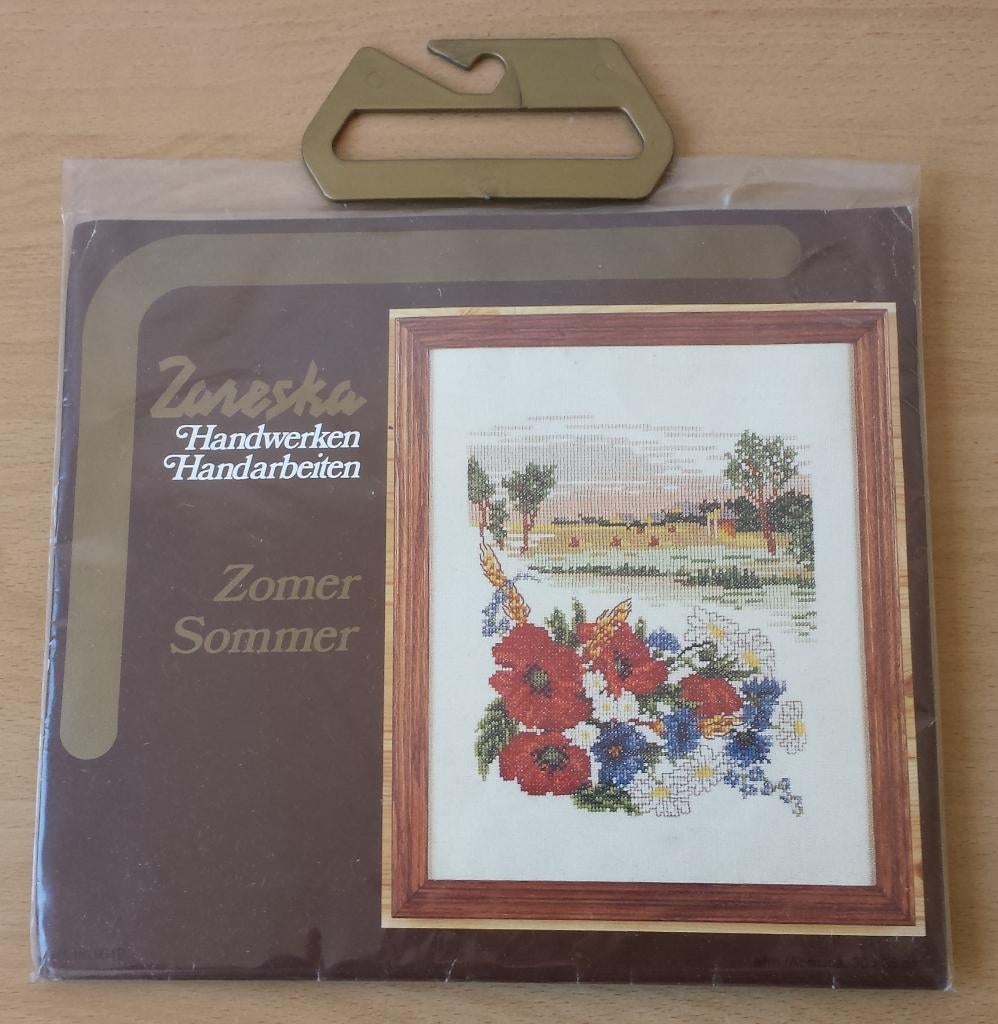 Zomer Pakket met Klaprozen - Zareska - jaren 80, Zareska, Nieuw, Ophalen of Verzenden, Handborduren