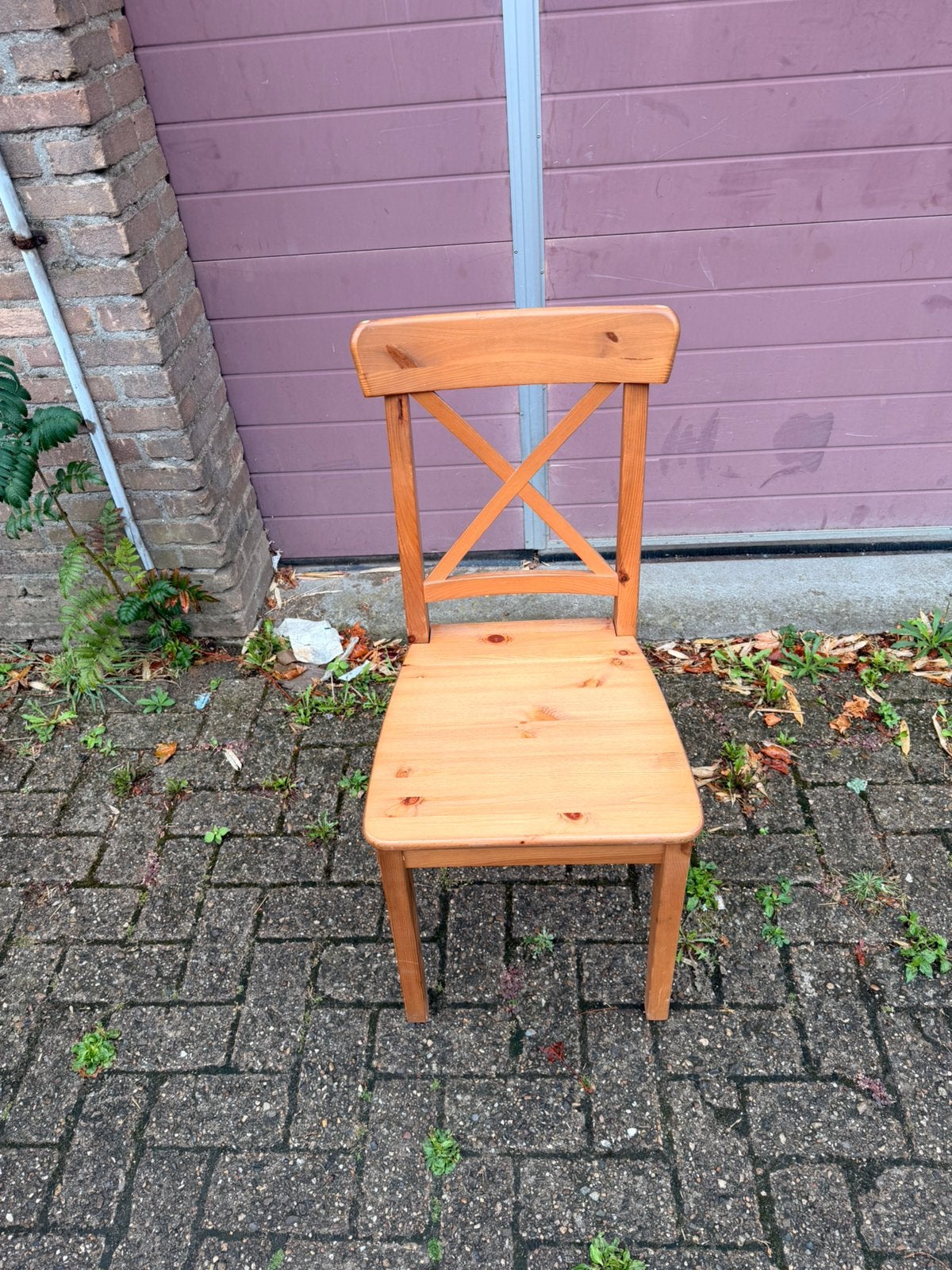 3x eetkamerstoel ikea, Huis en Inrichting, Stoelen, Ophalen, Zo goed als nieuw, Bruin, Drie