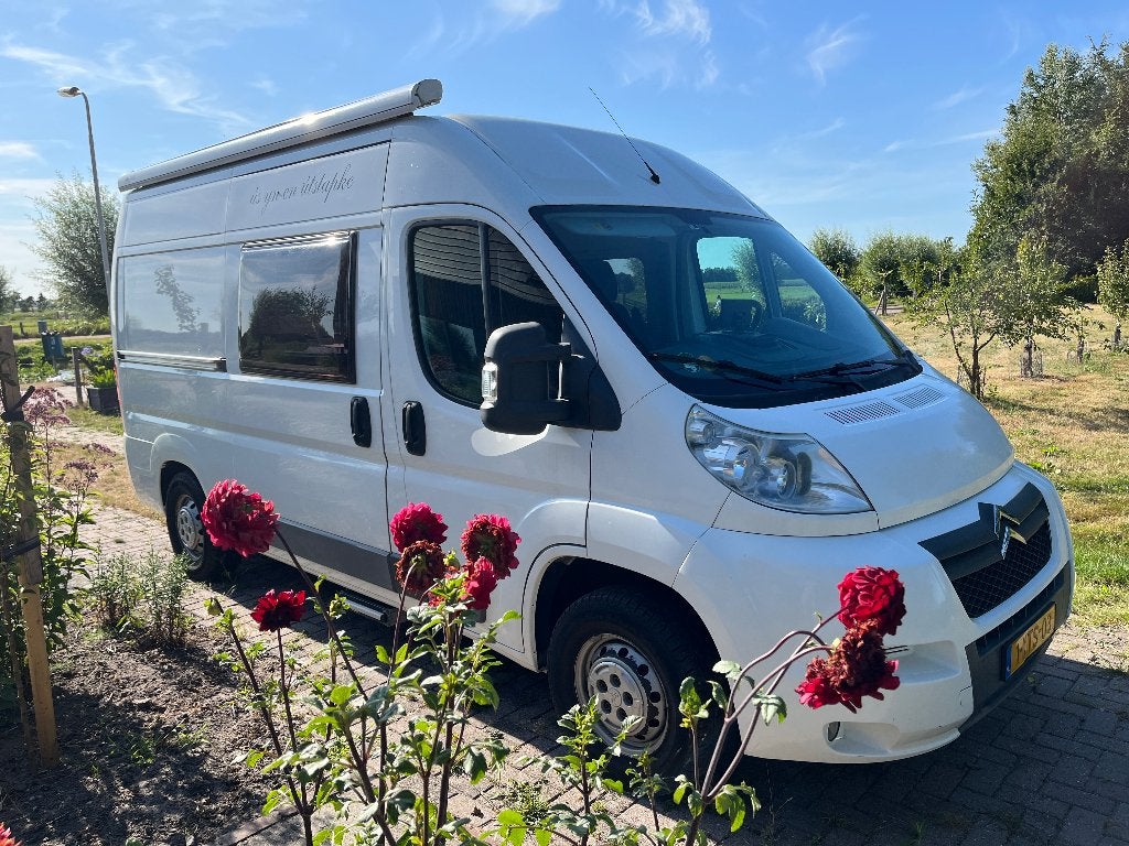 Compacte en complete buscamper met fietsendrager, Caravans en Kamperen, Overige merken, Chemisch toilet, Buscamper of Camperbus