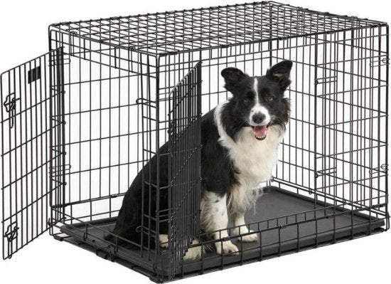 metalen bench voor kleine hond of pup, Ophalen, Zo goed als nieuw