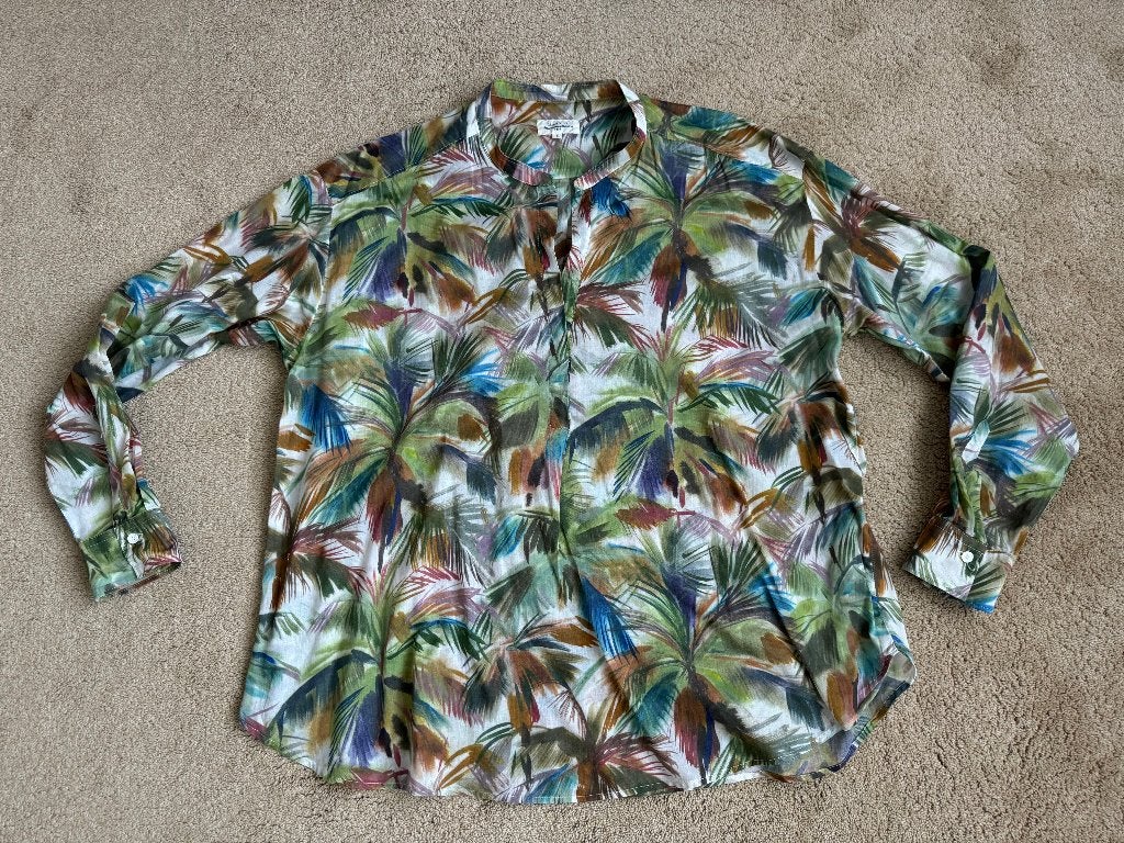 Blouse Hartford met palmboomprint, maat 5, Verzenden, Gedragen, Maat 42/44 (L)