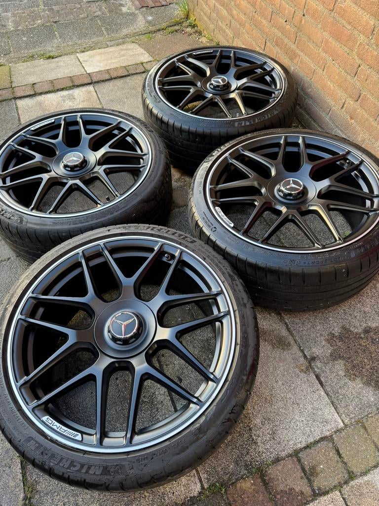 Mercedes cla 45 velgen 19inch Michelin zomer, Velg(en), Personenwagen, Zomerbanden, Ophalen