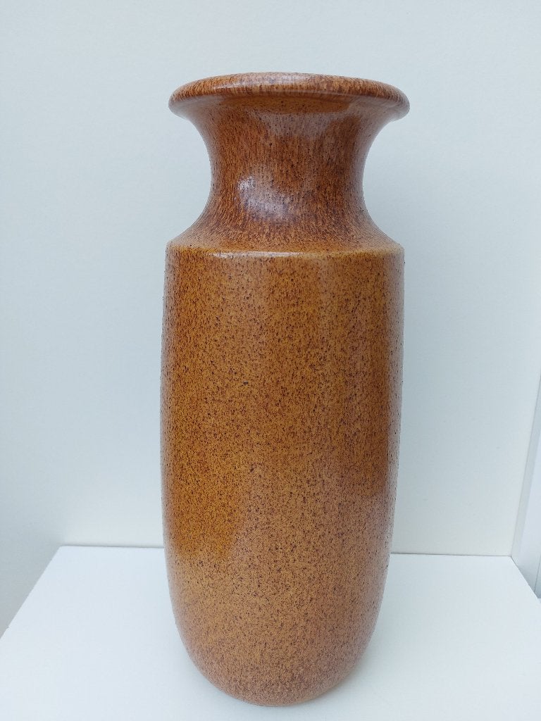 Vintage 1970's vloervaas, Ophalen, Overige kleuren, Aardewerk of Porselein, Zo goed als nieuw