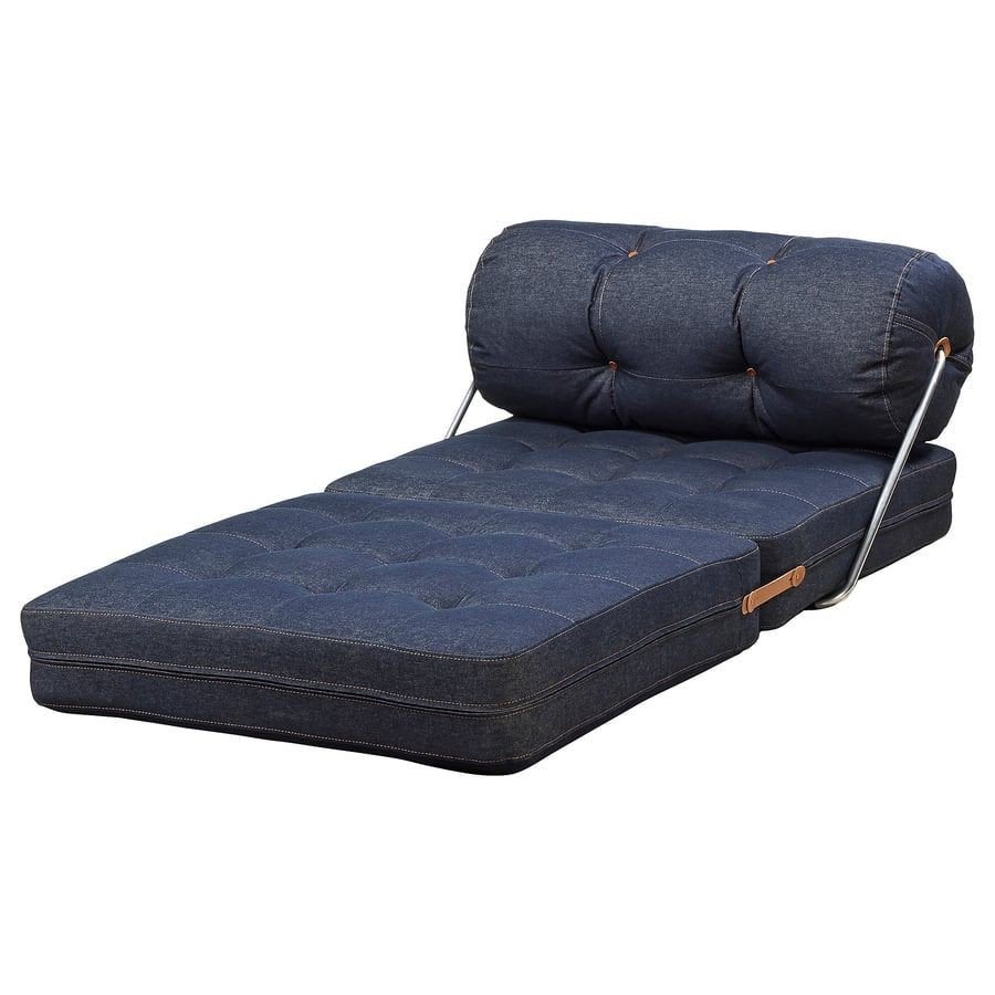 Slaapbank / Sofa - Zeer goede staat, Ophalen, Eenpersoons, Blauw, 190 cm of minder