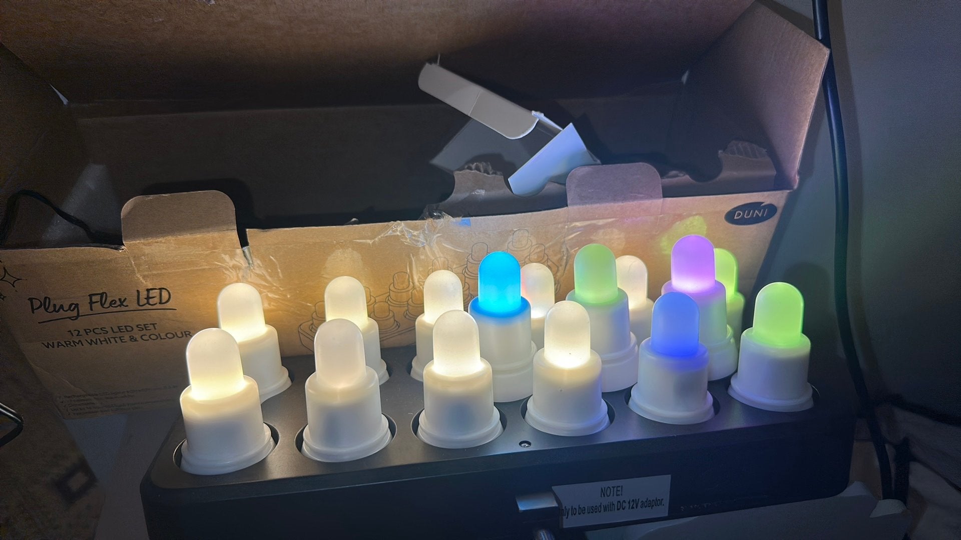 Duni LED Bewegende Set - 15 stuks, Kunststof, Verzenden, Duni, Nieuw