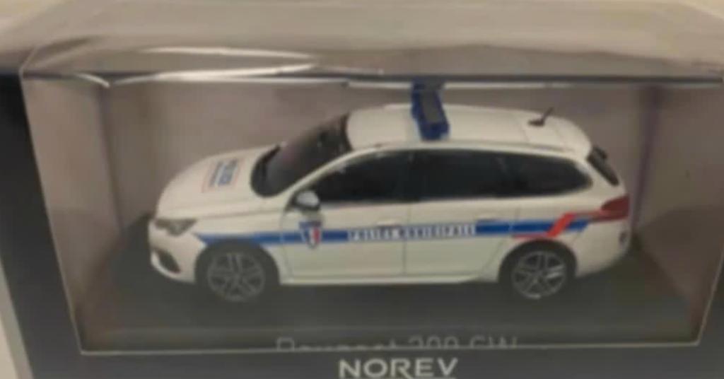 Peugeot 308 SW 2018 Police Municipale 1/43 NOREV ref. 473943, Verzenden, Nieuw, Auto, Norev