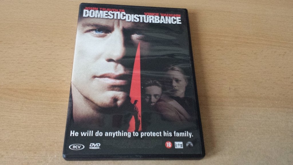 Domestic Disturbance - John Travolta en Vince Vaughn, Vanaf 16 jaar, Ophalen of Verzenden, Zo goed als nieuw, Actie