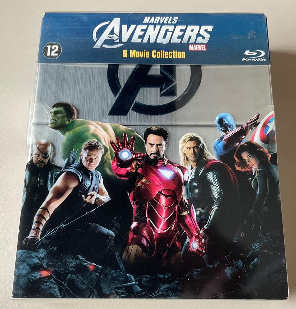 Marvel's The Avengers 6 Movie Collection Blu-ray Disc, Boxset, Ophalen of Verzenden, Zo goed als nieuw, Science Fiction