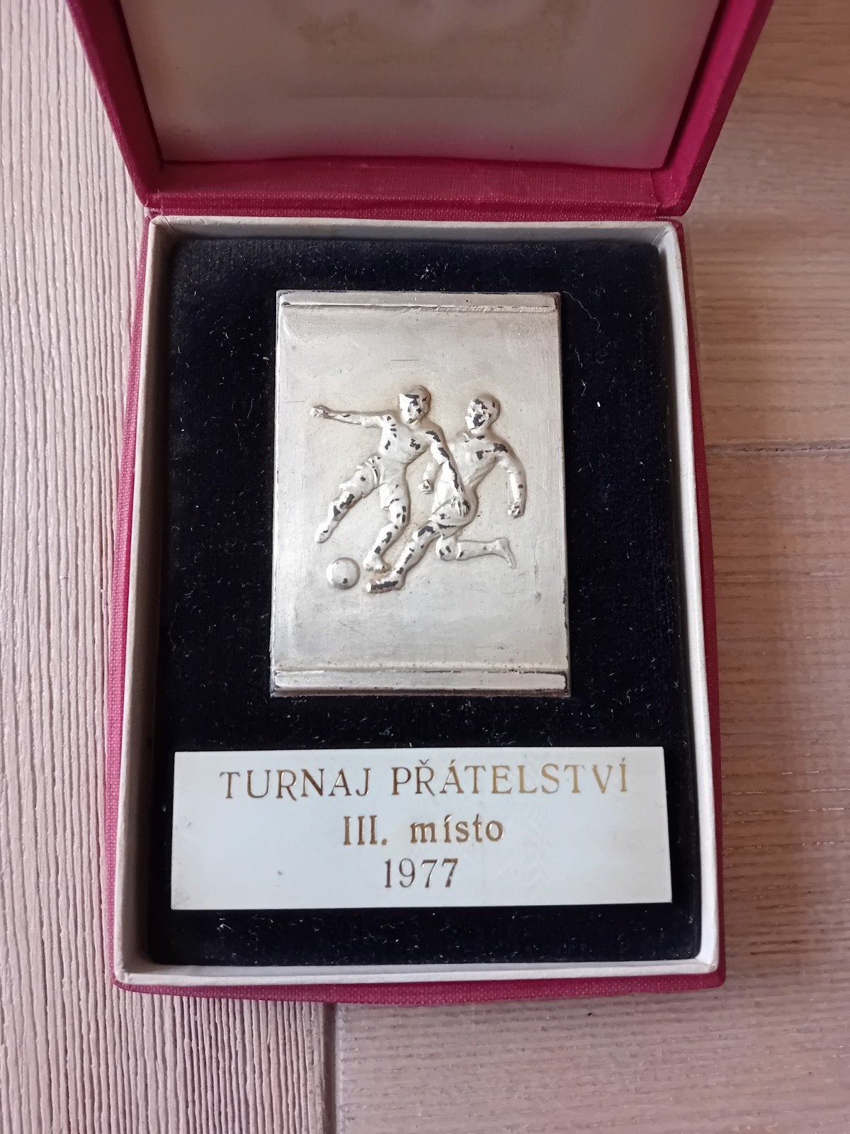 DDR Voetbal Geschenk - Tsjechië 1977, Ophalen of Verzenden, Gebruikt, Overige sporten, Overige typen