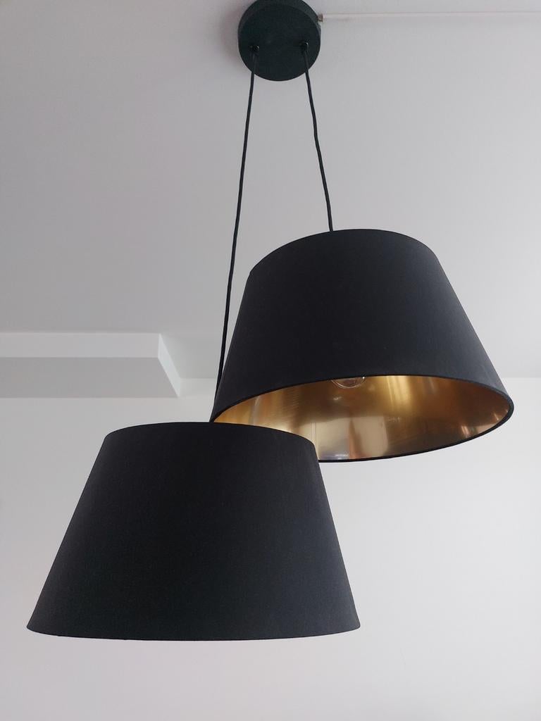 Hanglamp, Huis en Inrichting, Lampen | Hanglampen, Ophalen, Zo goed als nieuw, Stof, 75 cm of meer