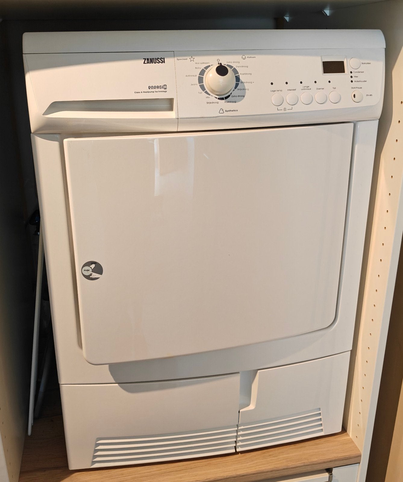 Zanussi Energie A Warmtepompdroger - Zo goed als nieuw, Ophalen, 6 tot 8 kg, Zo goed als nieuw, Voorlader