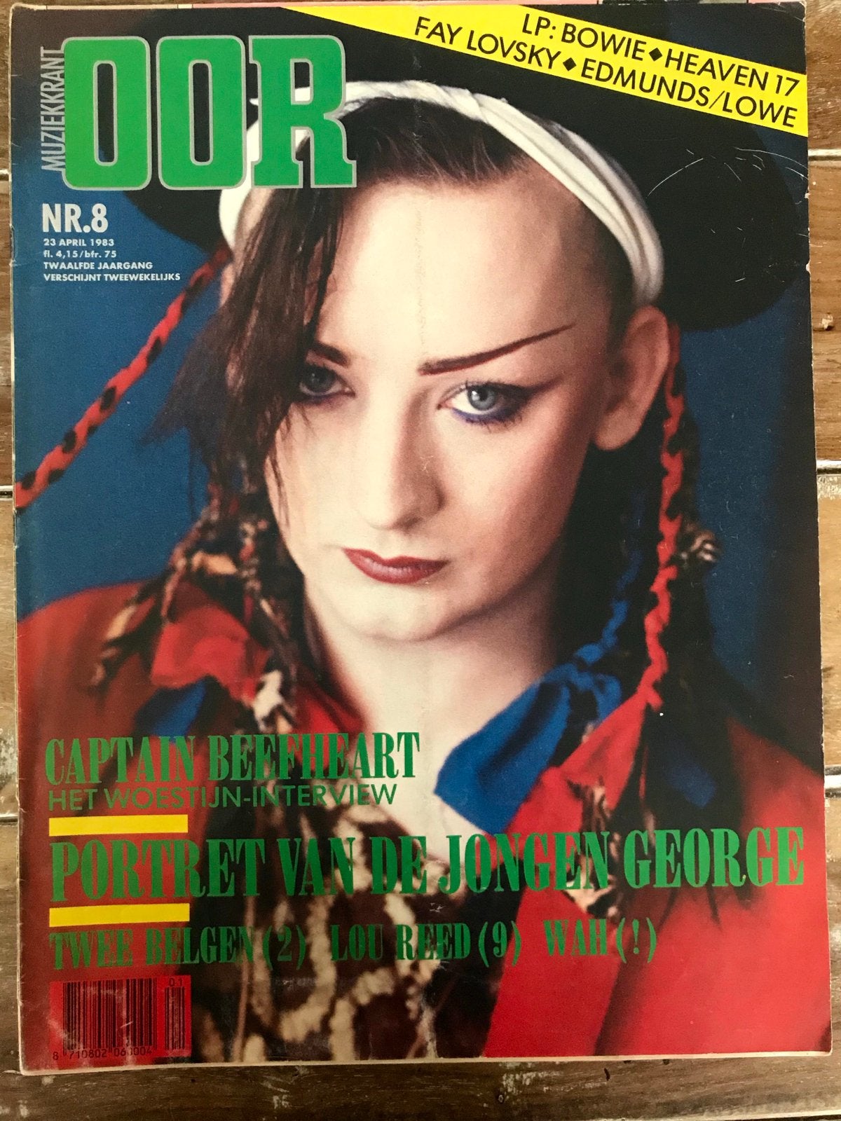 Muziekkrant OOR 1983 BOY GEORGE Secret Sounds LOU REED, Ophalen of Verzenden, Zo goed als nieuw, Muziek, Film of Tv