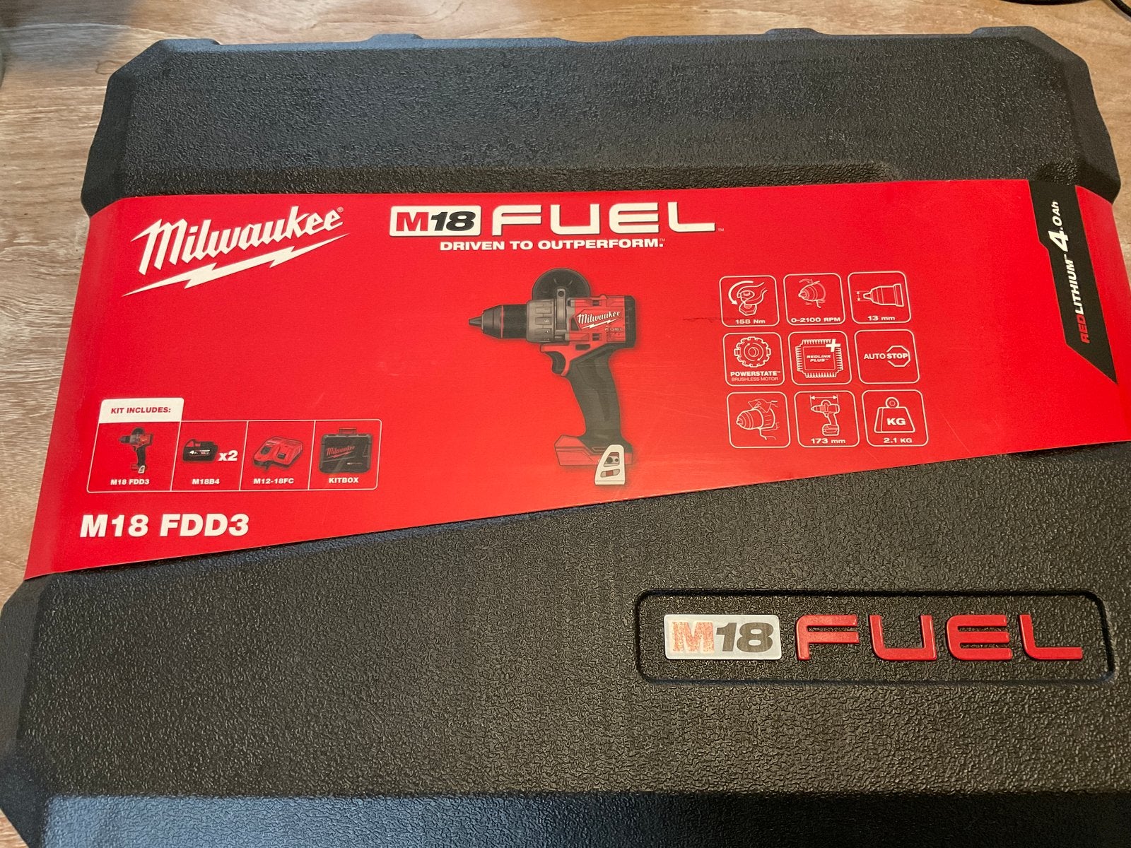 M18 FDD3  402 C NIEUW!! Incl. Lader en Accu’s, Ophalen, Nieuw