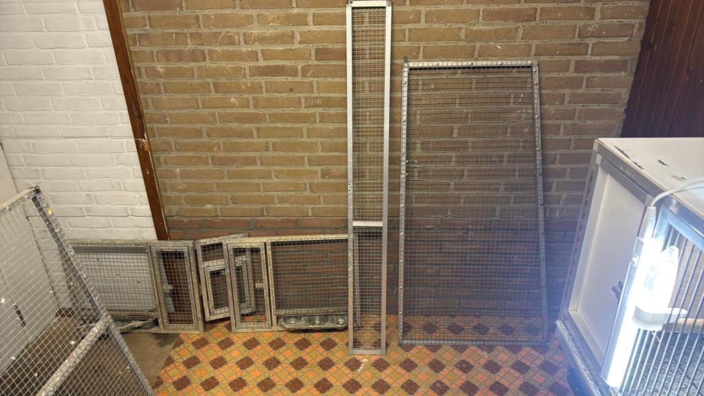 Voliere panelen, Ophalen, Zo goed als nieuw, 110 cm of meer, 100 cm of meer