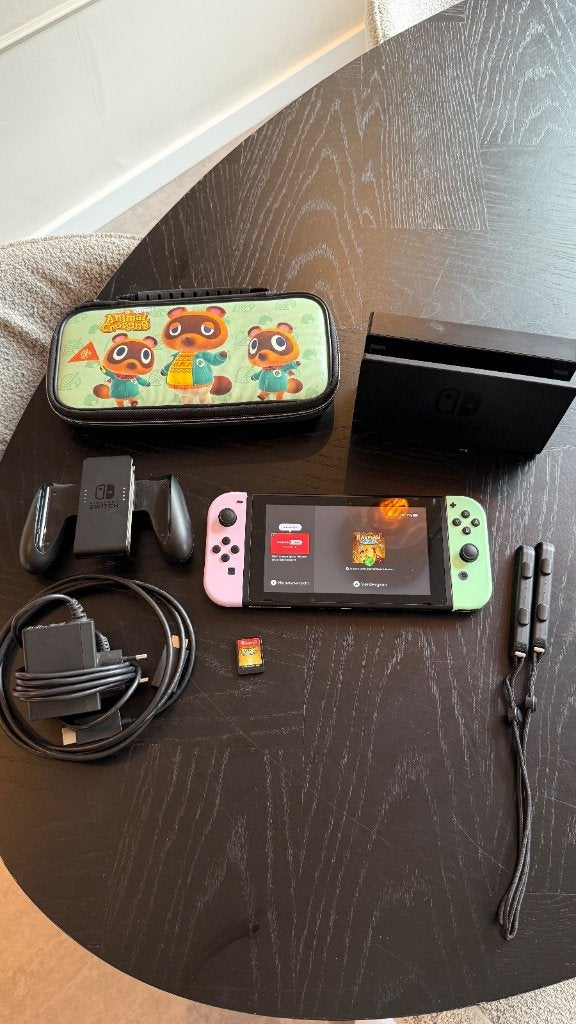 Nintendo Switch V1 – Compleet & Nette Staat, Ophalen of Verzenden, Zo goed als nieuw, Met 2 controllers, Switch Original