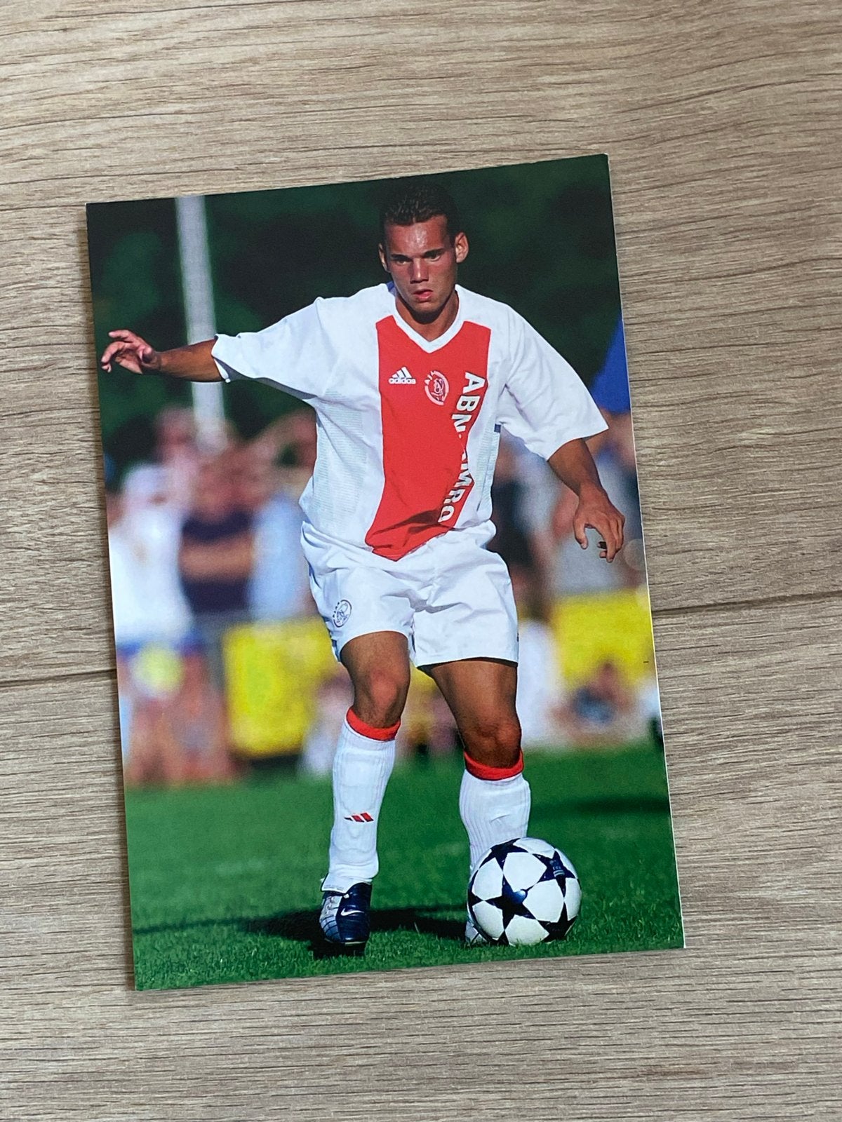 Wesley Sneijder Spelerskaart - Ajax, Verzamelen, Ophalen of Verzenden, Zo goed als nieuw, Ajax, Spelerskaart