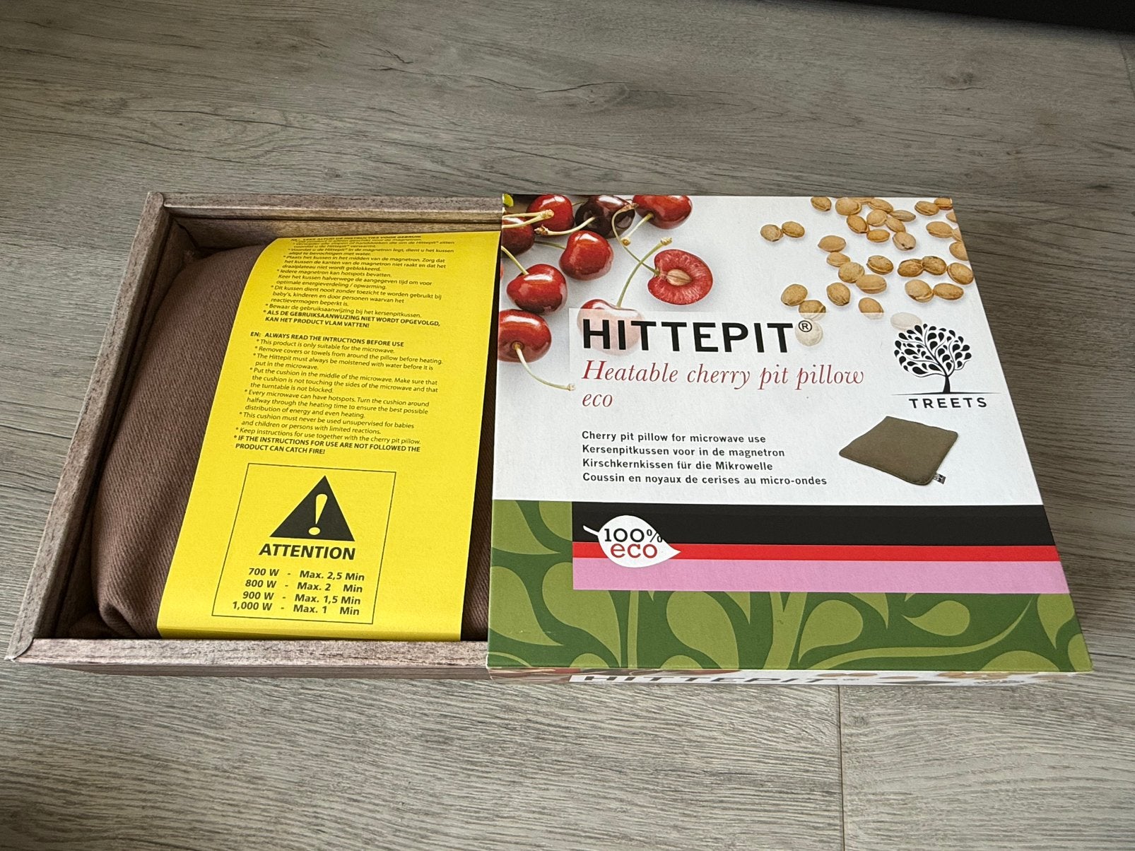 Treets Hittepit kersenpitkussen, Overige merken, Bruin, Nieuw, Ophalen of Verzenden