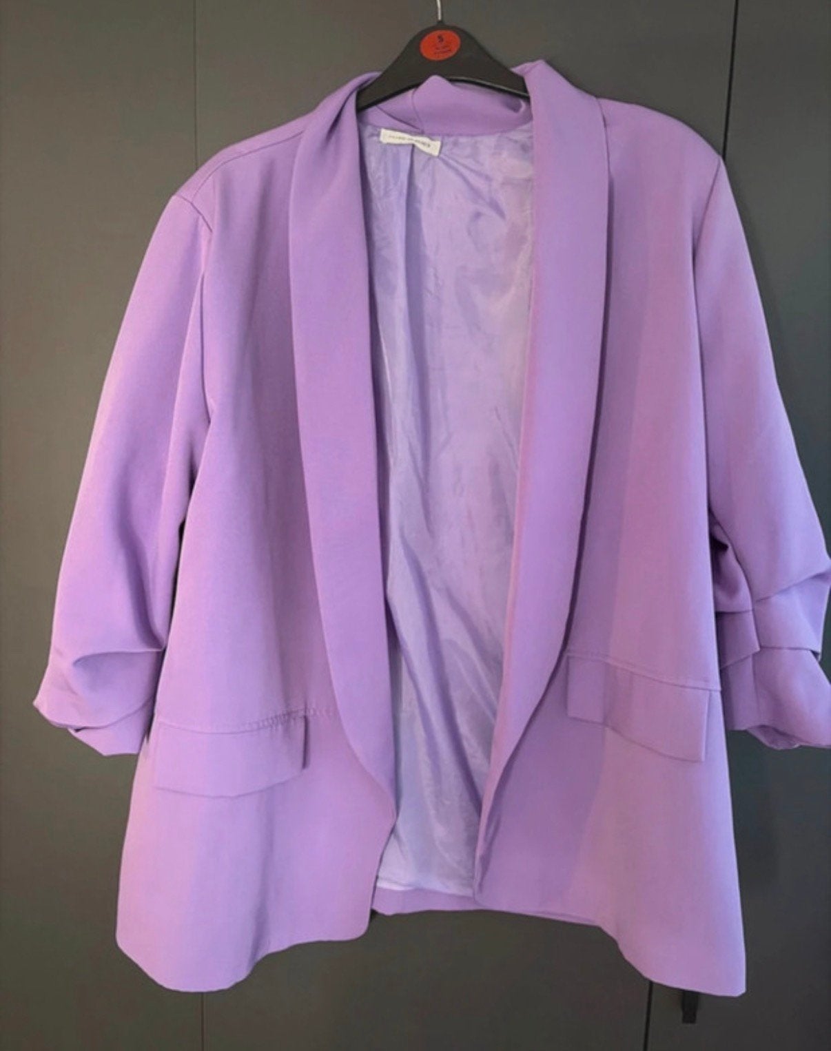 Paars colbertje, Ophalen of Verzenden, Zo goed als nieuw, Maat 46/48 (XL) of groter, Paars