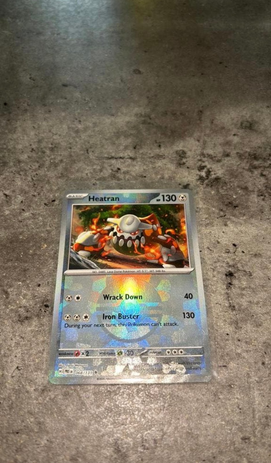 Heatran POKEBALL (068/131) Prismatic Evolutions, Ophalen of Verzenden, Zo goed als nieuw