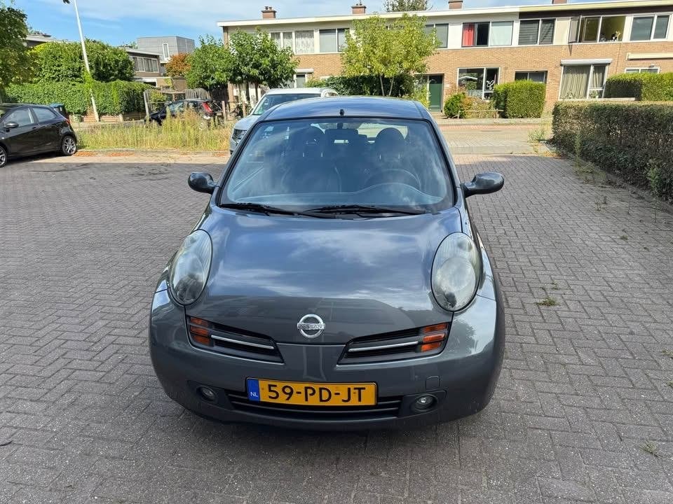 Nissan Micra 1.2 59KW 3DR 2004 Grijs, Auto's, Nissan, Voorwielaandrijving, Stof, 4 cilinders, Origineel Nederlands