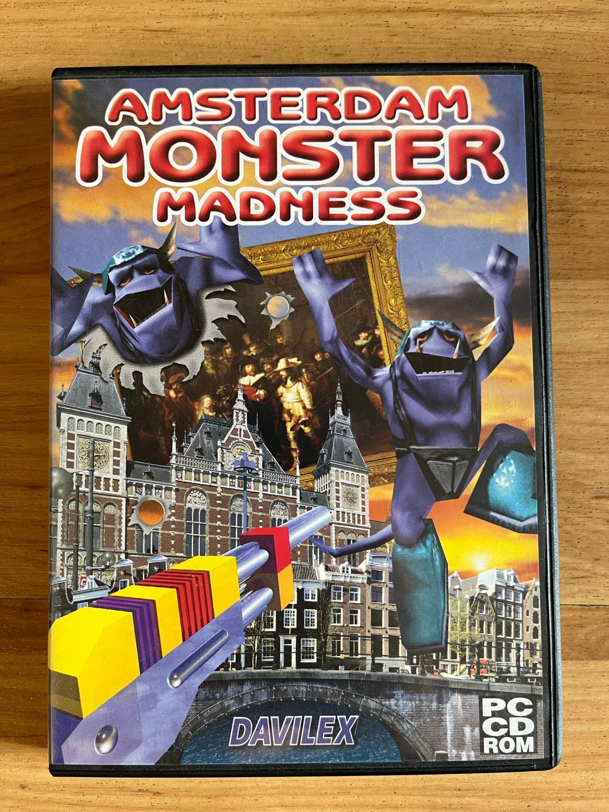 Amsterdam Monster Madness PC CD-ROM Davilex, Avontuur en Actie, Gebruikt, Verzenden, 1 speler