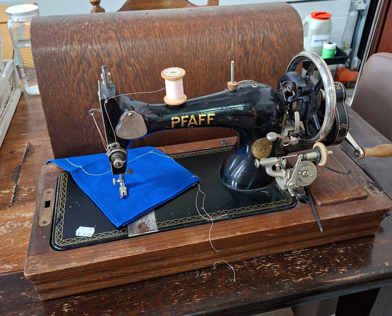 Pfaff naaimachine met kap | vintage | handnaaimachine |, Ophalen