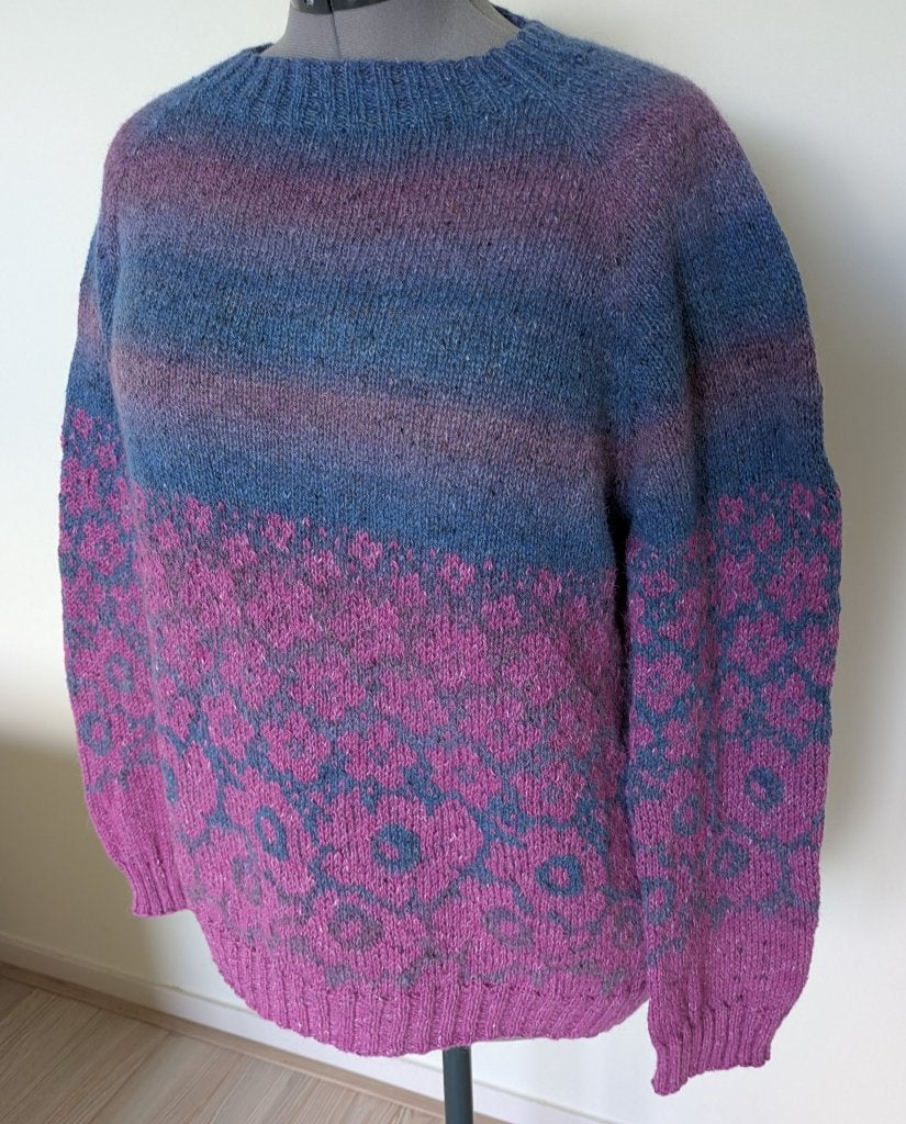 Handgebreide trui van luxe wol (Rowan) Merino/Alpaca, Ophalen of Verzenden, Nieuw