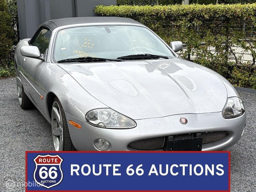 Jaguar XKR cabriolet | 2002 | Route 66 Auctions, Auto's, Jaguar, Gebruikt, Overige carrosserieën, Zwart, XJ