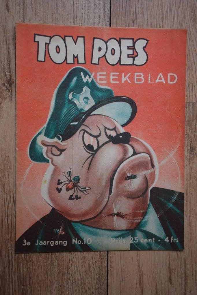 Tom Poes Ollie B Bommel  jaren 40/50 weekblad tijdschrift, Boeken, Marten Toonder, Eén stripboek, Ophalen of Verzenden, Zo goed als nieuw
