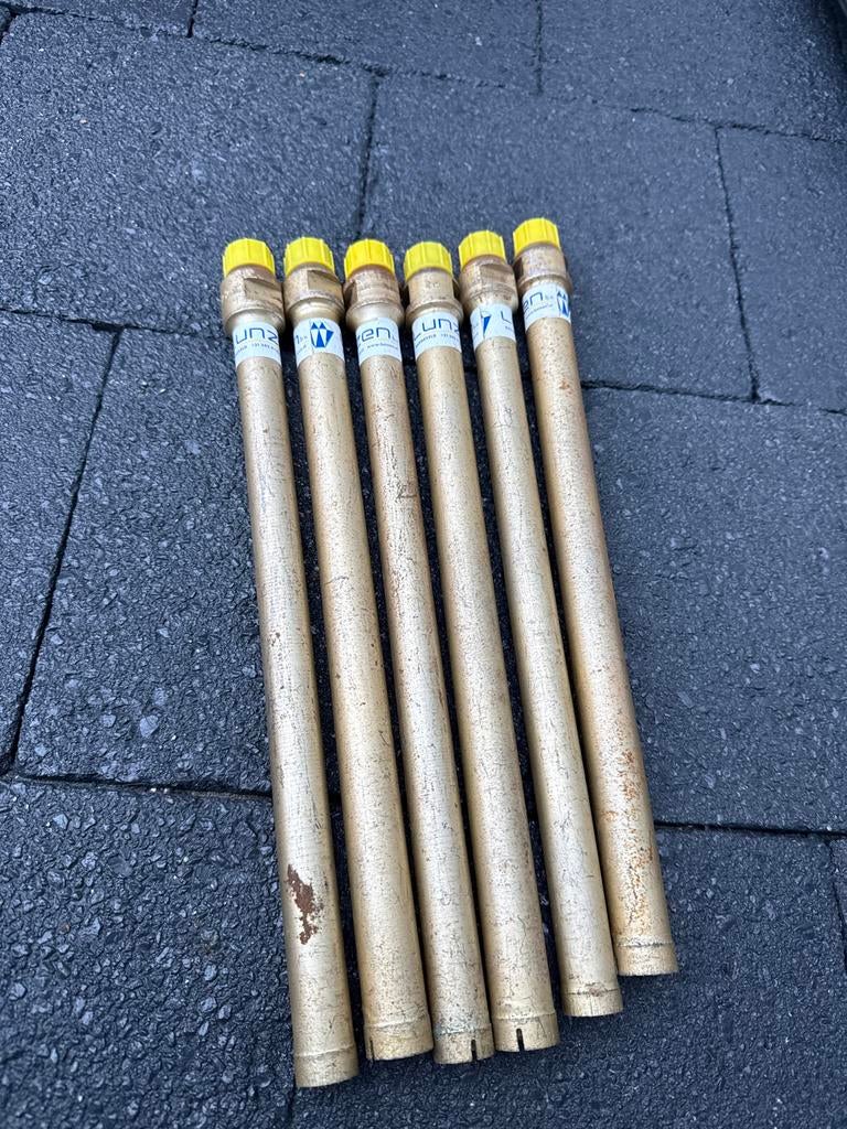 LUNZEN aardpennen - 6 stuks, Ophalen of Verzenden, Gebruikt, Overige typen