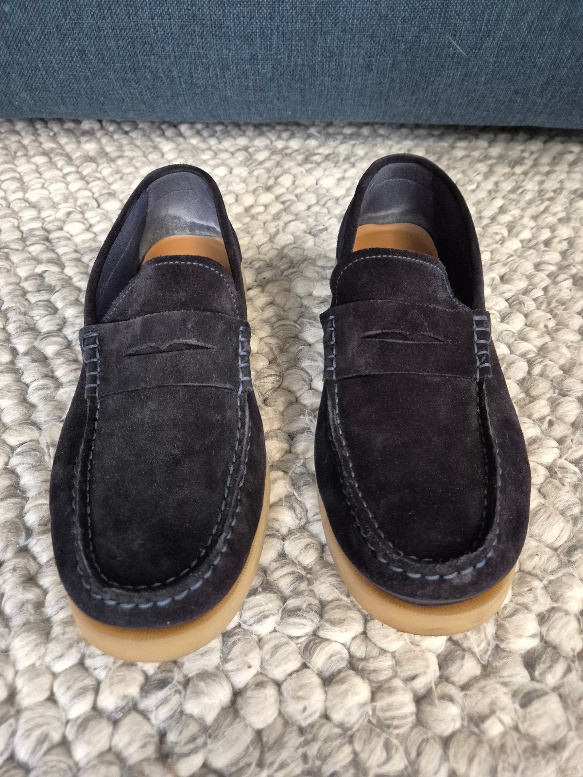 loafers, instapper, Kleding | Heren, Schoenen, Loafers, Zara, Blauw, Ophalen of Verzenden