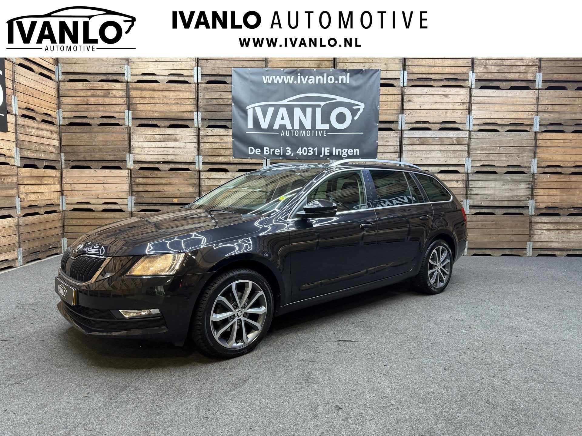 Skoda Octavia Combi 1.6 TDI Greentech Style Business Navi Cl, Auto's, Stof, Gebruikt, 4 cilinders, 116 pk