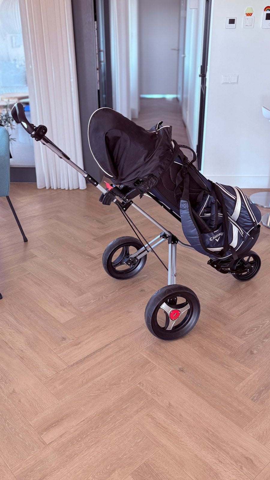 Complete Golfset: Callaway Tas, Clubs & Golftrolley, Sport en Fitness, Ophalen, Gebruikt, Set, Callaway