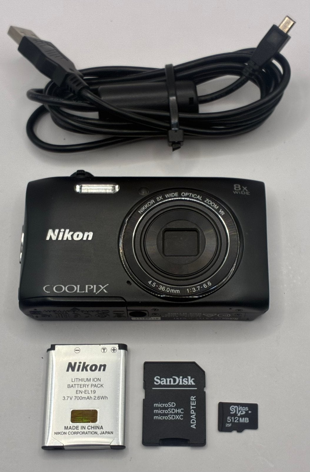 Nikon coolpix S3600 - compact camera, Ophalen of Verzenden, Zo goed als nieuw, Nikon, 8 keer of meer