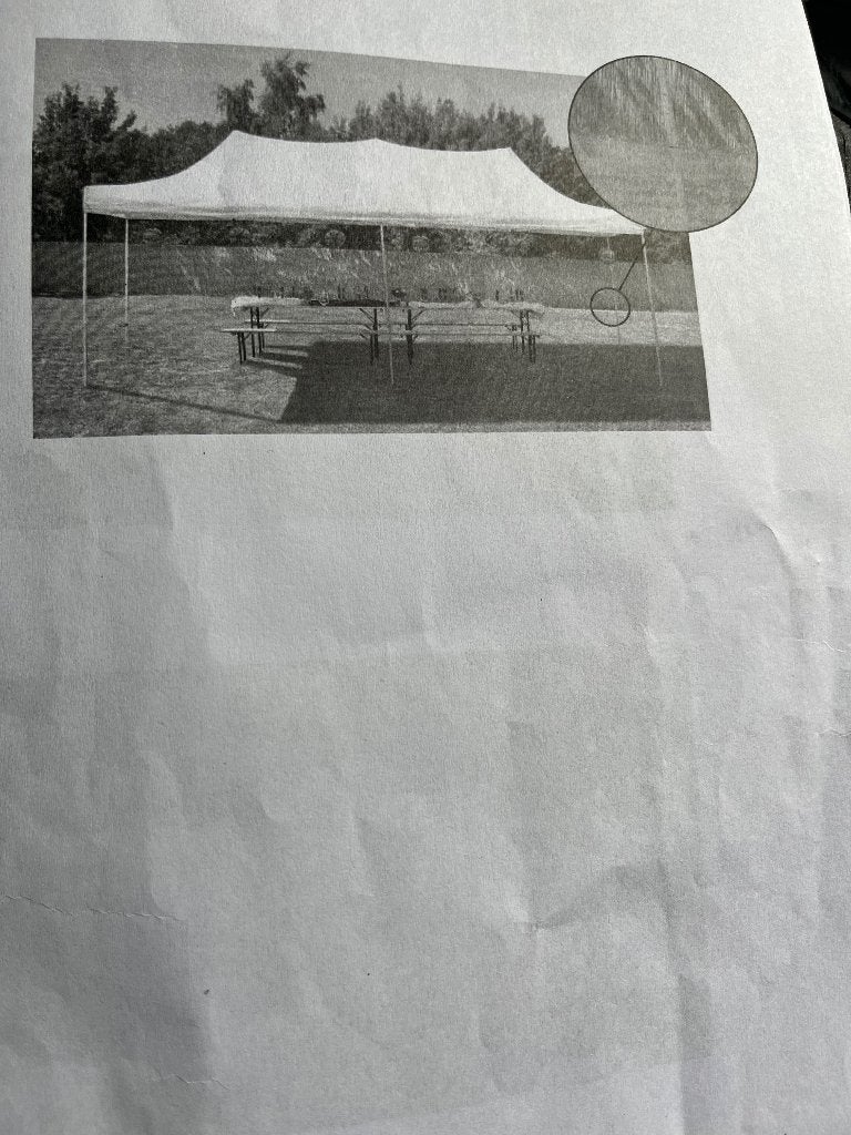 Party tent, Tuin en Terras, Partytenten, Ophalen, Partytent, Minder dan 4 meter, Zo goed als nieuw