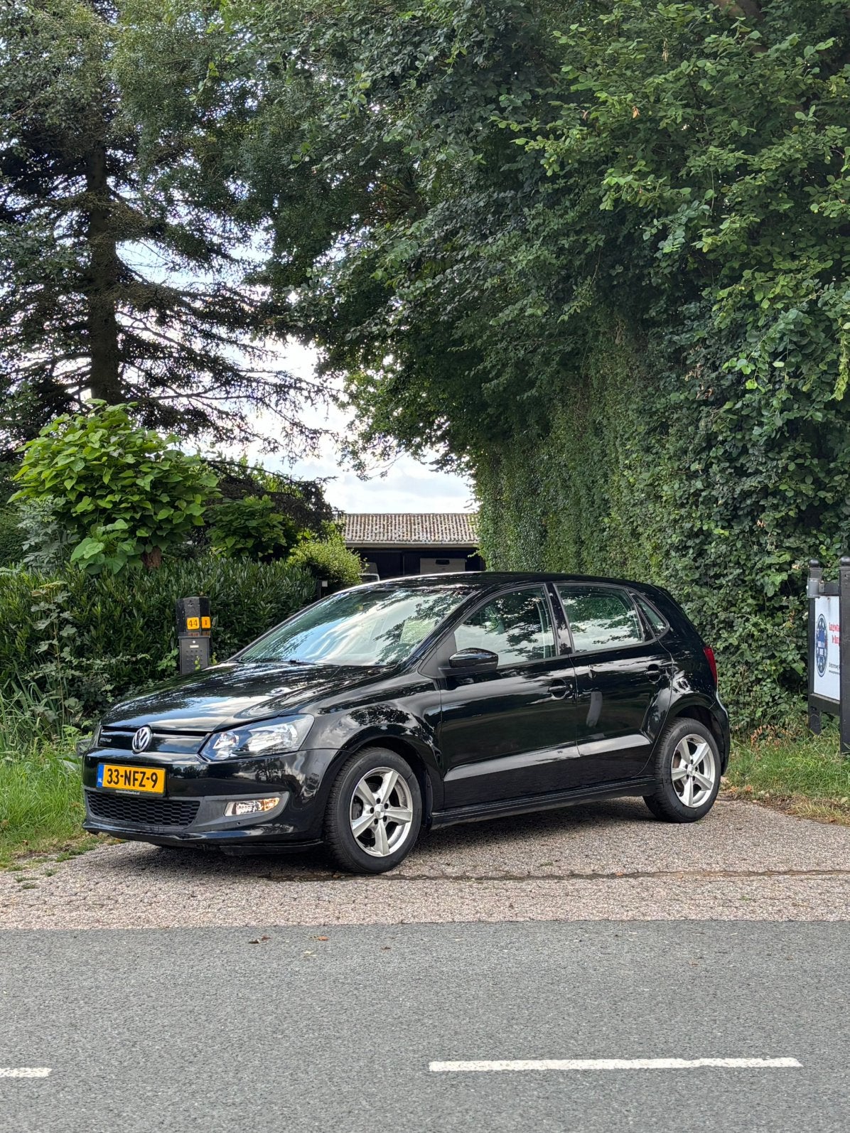 Volkswagen Polo 1.2 TDI 55KW BM 2010 Zwart, Voorwielaandrijving, Euro 5, Stof, Zwart