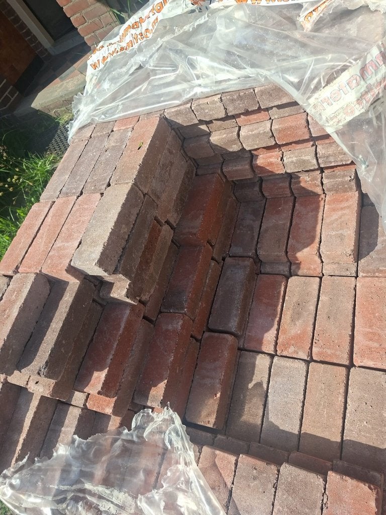 Tumbelton Waaltjes 5x20x7,3 Copper Blend - ca. 9 m2, Ophalen, Klinkers, Nieuw, 5 tot 10 m²