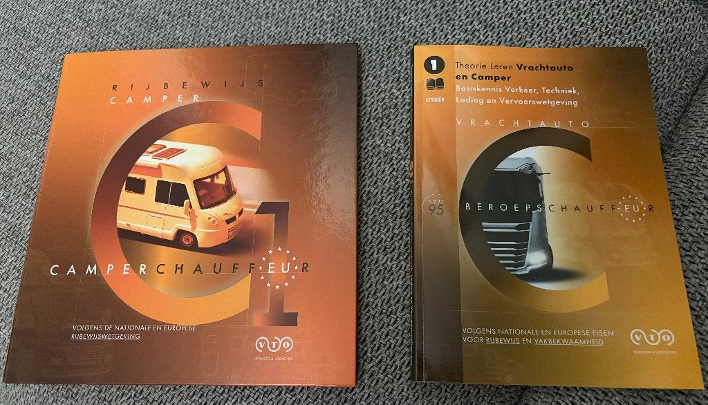 VTO Camper Rijbewijs theorie boek (2026) C1 + Examentraining, Niet van toepassing, Ophalen of Verzenden, Zo goed als nieuw, VTO
